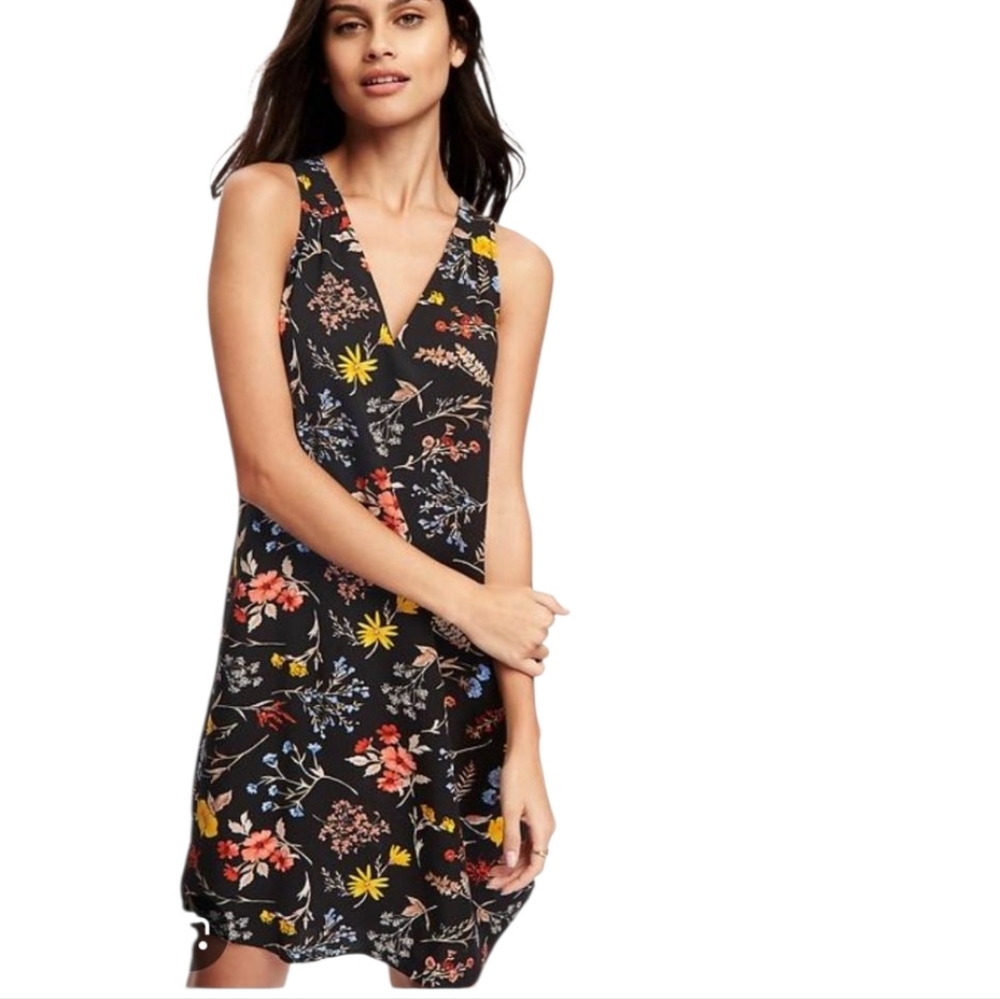 Women's Old Navy Floral Print Dress Sz Large